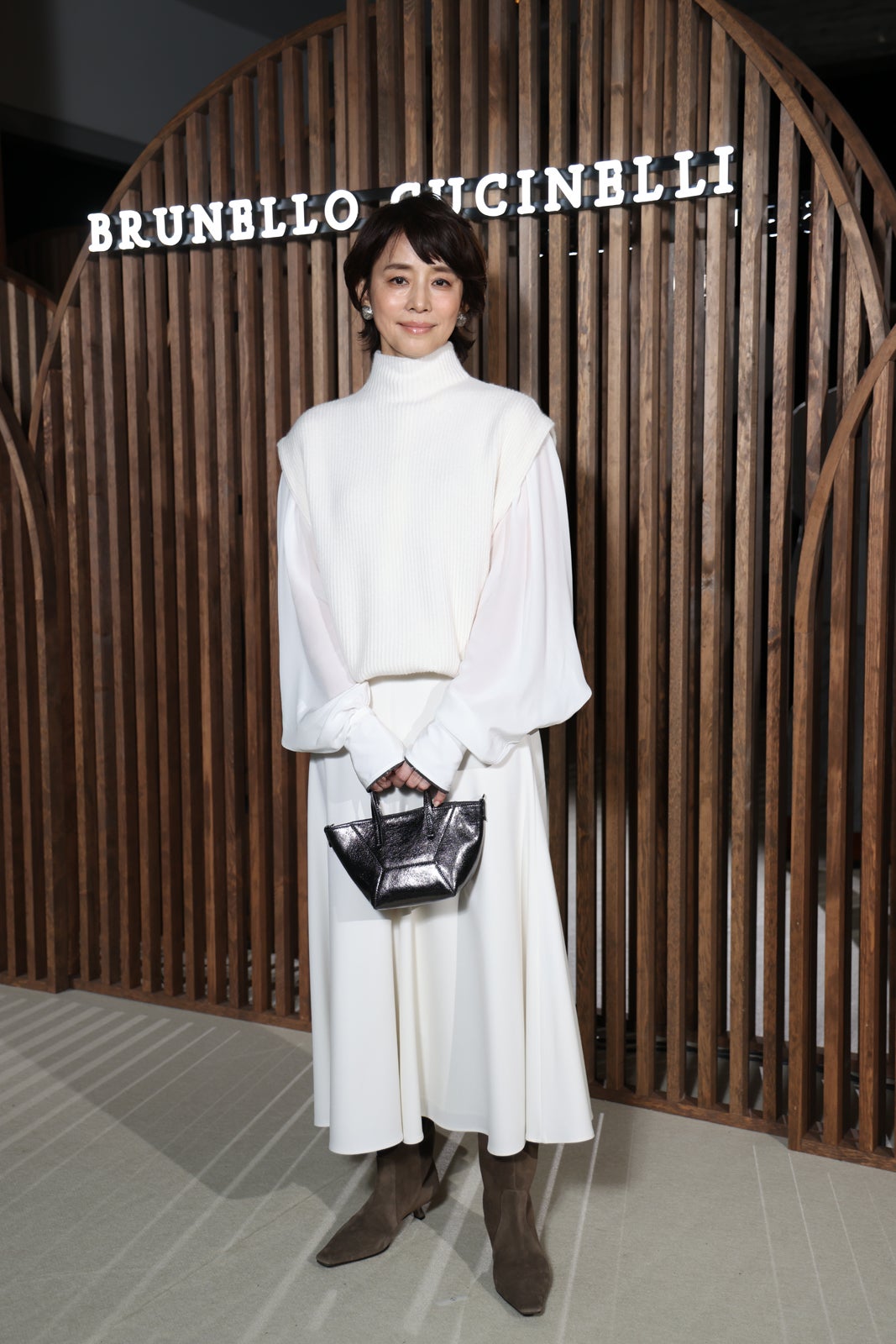 ⽯⽥ゆり⼦（C）Brunello Cucinelli