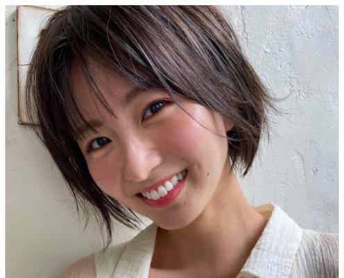 岡崎紗絵、20cmカットで“人生初”ショートヘアに 「すごく似合ってる」「可愛すぎ」の声