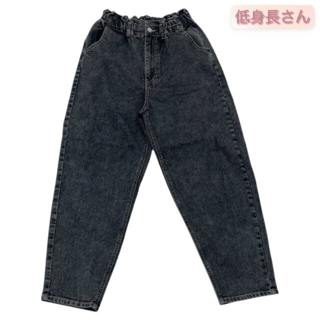 しまむら ペグトップデニムパンツ しまむらのペグトップデニムパンツ
