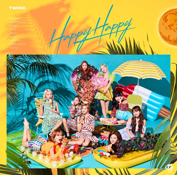 TWICE「HAPPY HAPPY」通常盤(提供写真)