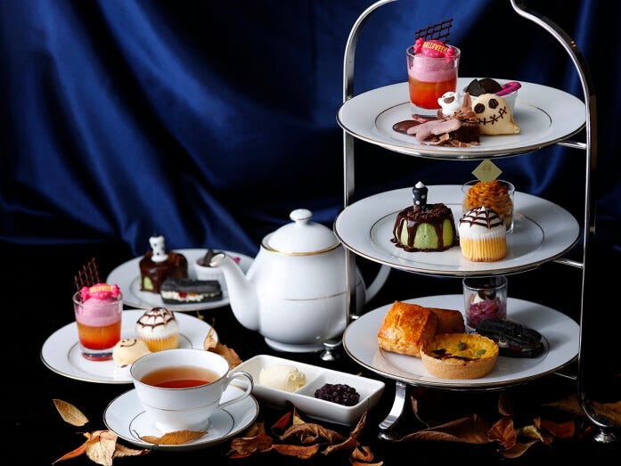 ホテルニューグランド「ハロウィンアフタヌーンティーセット」(提供画像)