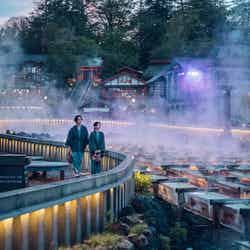 草津温泉での街歩き(提供写真)