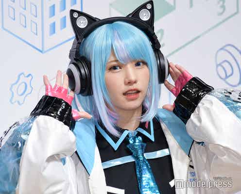 えなこ、オンラインゲームで衝撃だった出来事「ちょっと匂わせようかな?」 猫耳ヘッドホン×ミニ丈衣装で登場