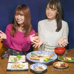 (左から)森下まい、野村日香理(C)モデルプレス