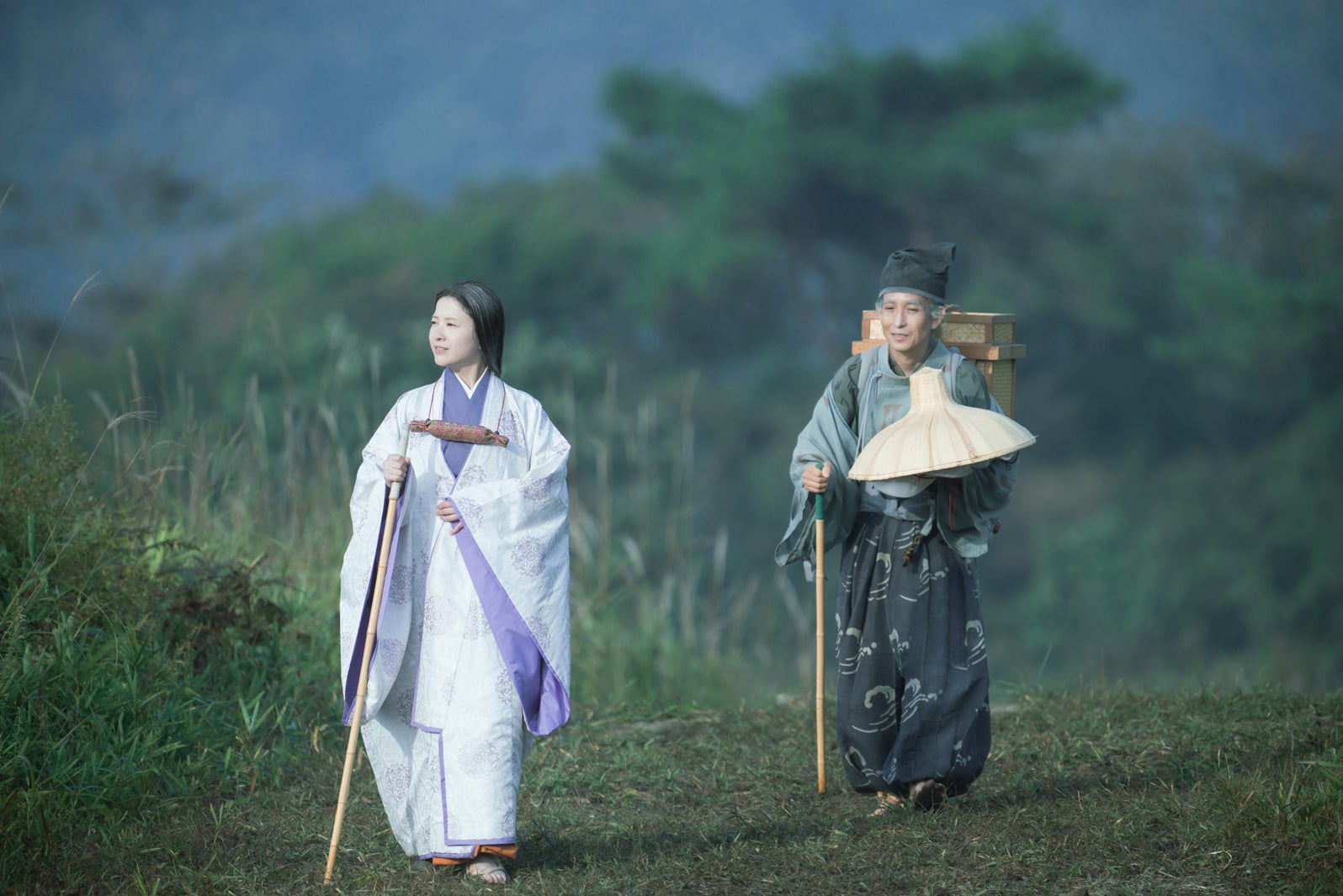 吉高由里子、矢部太郎「光る君へ」最終話（C）NHK