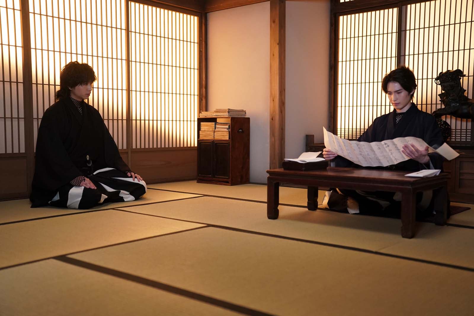 庄司浩平、阪本奨悟「君とゆきて咲く～新選組青春録～」第13話より（C）テレビ朝日