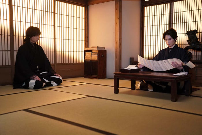 庄司浩平、阪本奨悟「君とゆきて咲く~新選組青春録~」第13話より(C)テレビ朝日