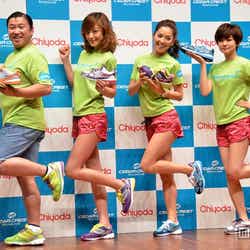 (左から)スギちゃん、西山茉希、中村アン、弥香