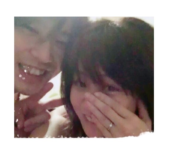 小谷嘉一、新垣里沙/新垣里沙オフィシャルブログ(Ameba)より