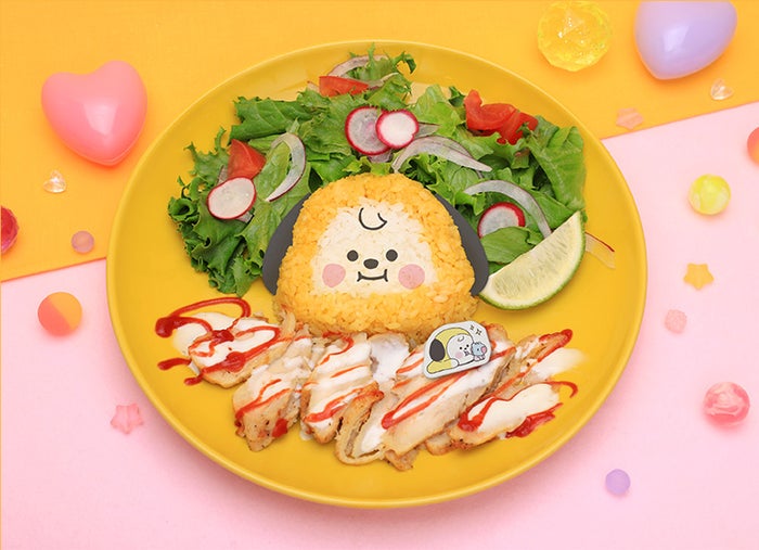 CHIMMY チキンオーバーライス税込1,870円(C)BT21