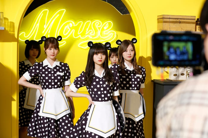 乃木坂46/新CMメイキングより(提供写真)