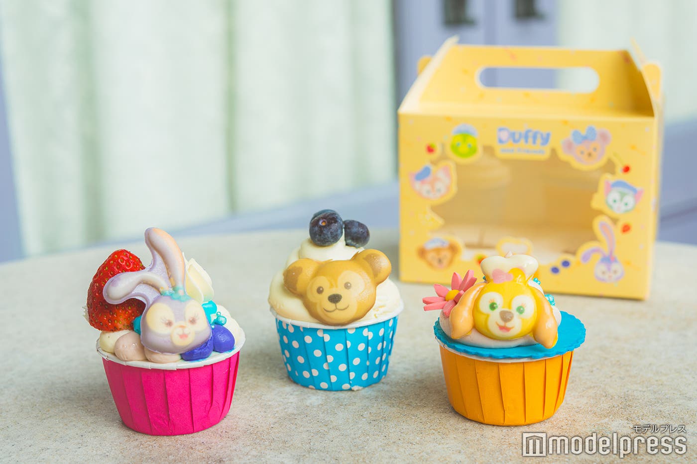 スプリングタイム ダッフィー&フレンズ カップケーキ(C)モデルプレス