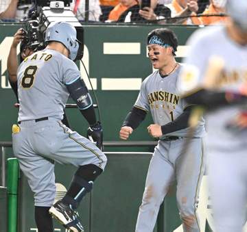 阪神・森下 2戦連発「自分のスイングをしただけ」佐藤輝にキング譲らん28号 規定打席到達セ界一番乗り