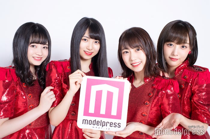 (左から)江籠裕奈、菅原茉椰、熊崎晴香、鎌田菜月 (C)モデルプレス