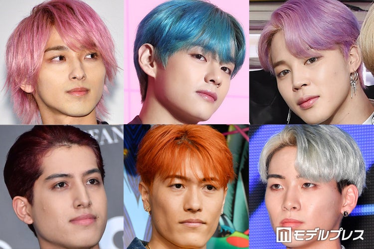 画像4 13 無敵ピンク だけじゃない 今年の派手髪イケメン 色別コレクション 19年末特集 モデルプレス