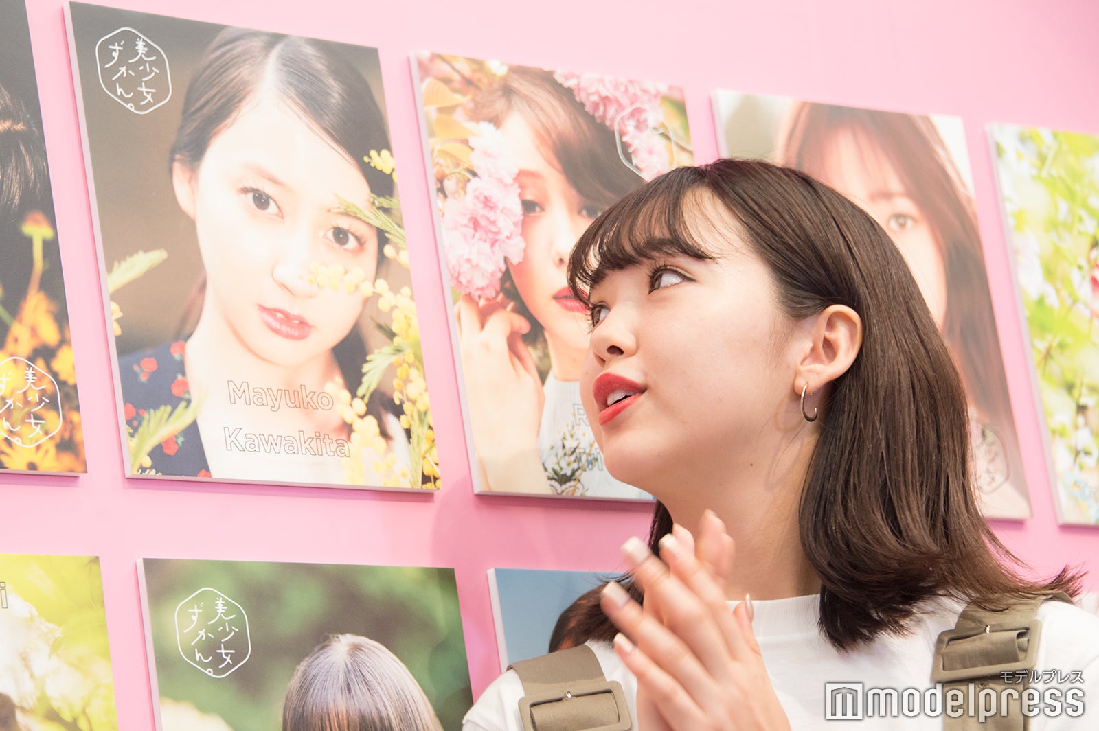 河北麻友子に憧れの眼差し… （C）モデルプレス