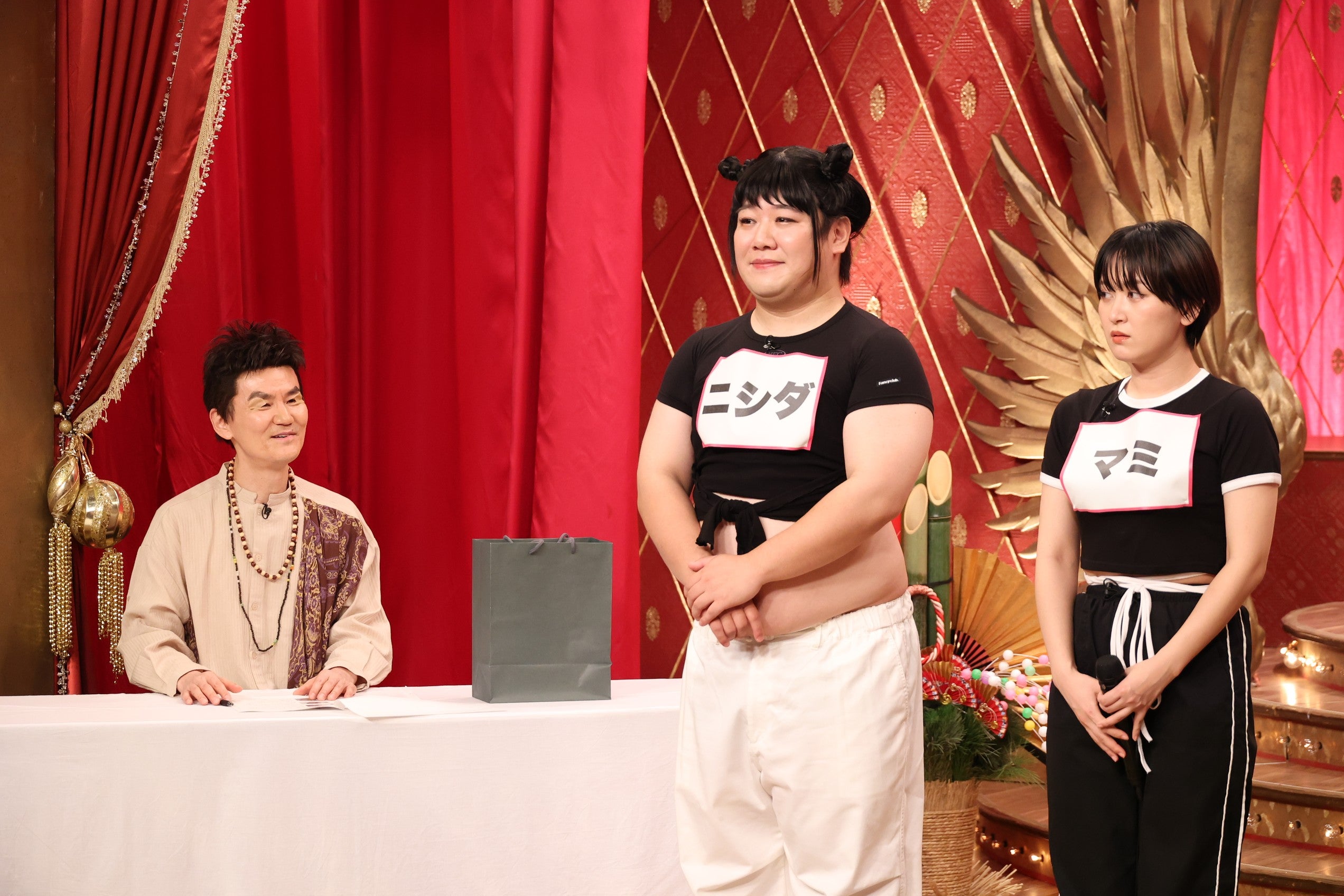 南原清隆、ラランド（ニシダ、サーヤ）（C）日本テレビ