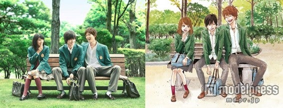 土屋太鳳＆山崎賢人「orange」原作表紙を完全再現