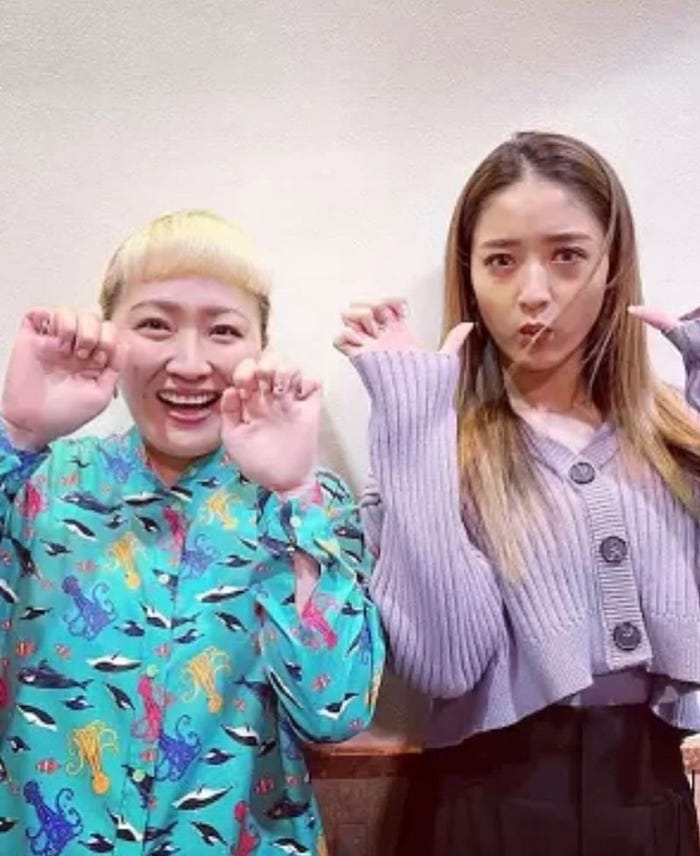 丸山桂里奈、みちょぱ(提供写真)