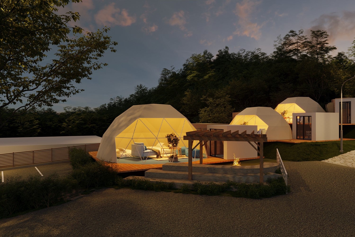 釣ヶ崎グランピングリゾート／画像提供：ブッキングリゾート