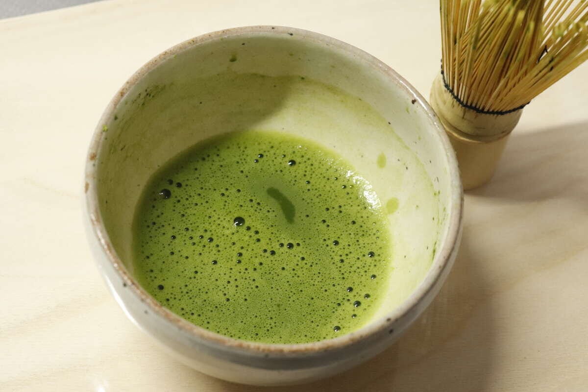 ダイソー　茶せん八十本立て　使用例　仕上がり