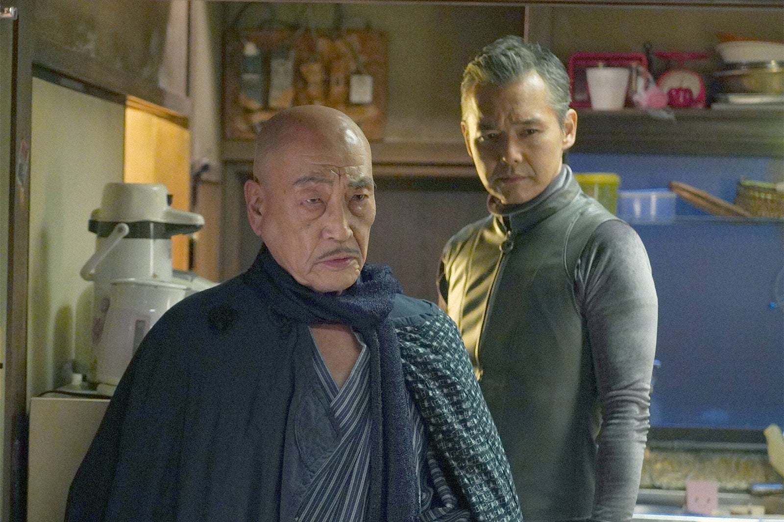 麿赤兒、渡部篤郎「ルパンの娘」第7話より（C）フジテレビ