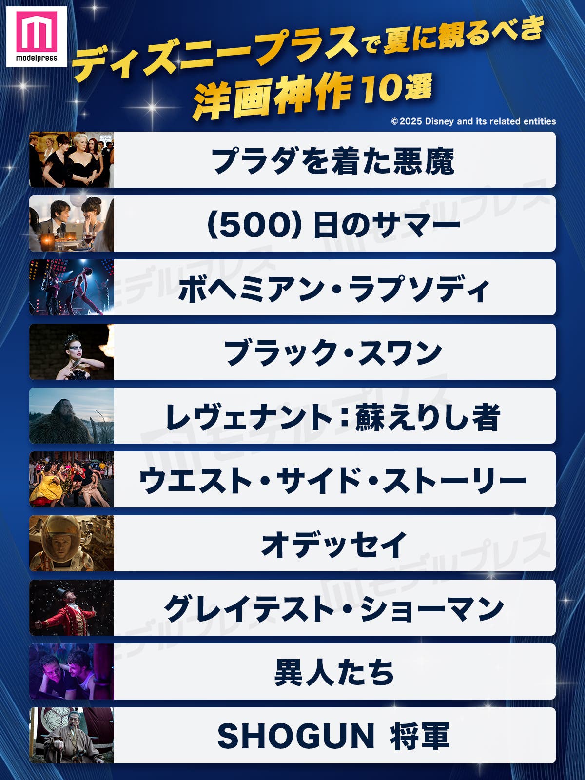 モデルプレス読者が選ぶ“ディズニープラスで夏に観るべき洋画神作”10選(C)モデルプレス
