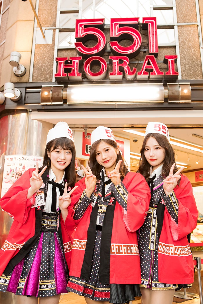 川上千尋、谷川愛梨、村瀬紗英(C)NMB48