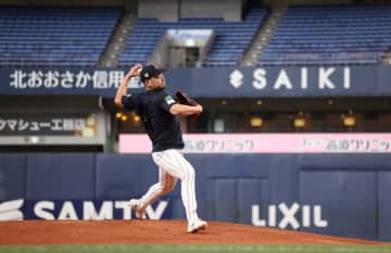2日に先発の菊池雄星「8年ぶりですので」 京セラのマウンドでシャドー投球 3回を予定「しっかり仕上げたい」