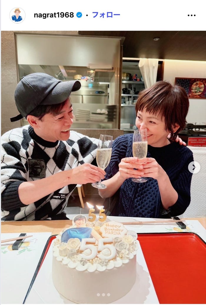 名倉潤Instagramより