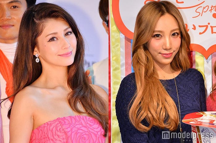 不仲説を一蹴したダレノガレ明美&ざわちん(C)モデルプレス