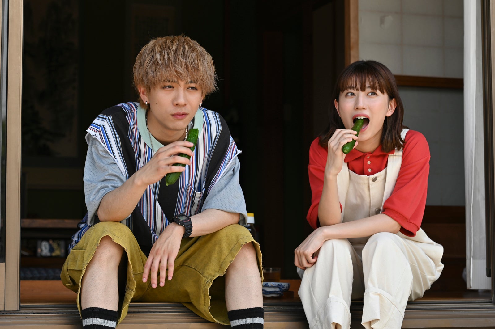 田中洸希、喜多乃愛「シュガードッグライフ」第4話より（C）依子・一迅社／ABC