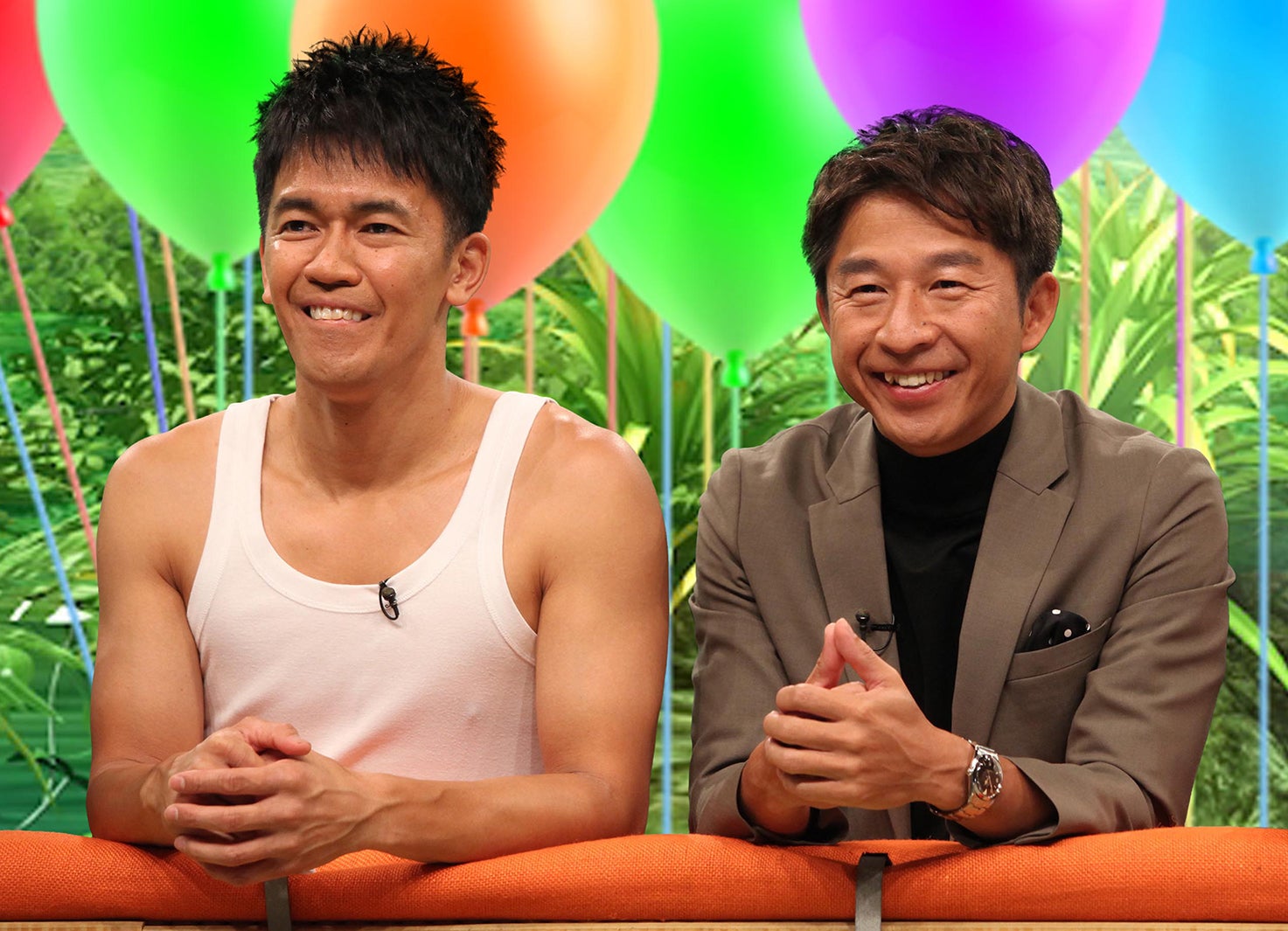 武井壮、荻原次晴 （C）フジテレビ