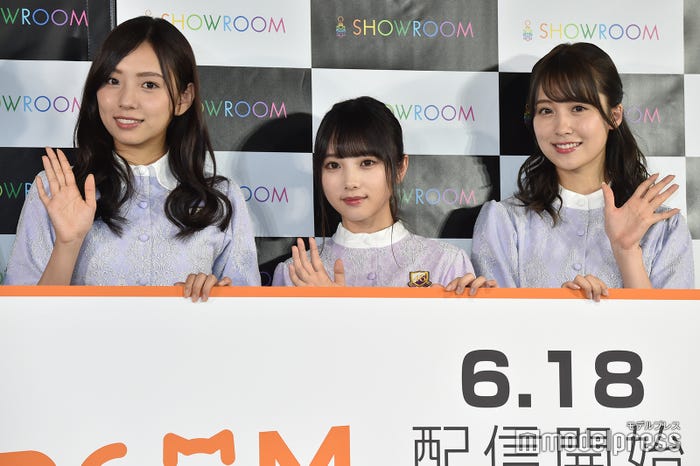 (左から)新内眞衣、与田祐希、衛藤美彩(C)モデルプレス