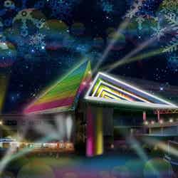 光と映像ショー「スカイ ライト マジック」/画像提供:横浜八景島