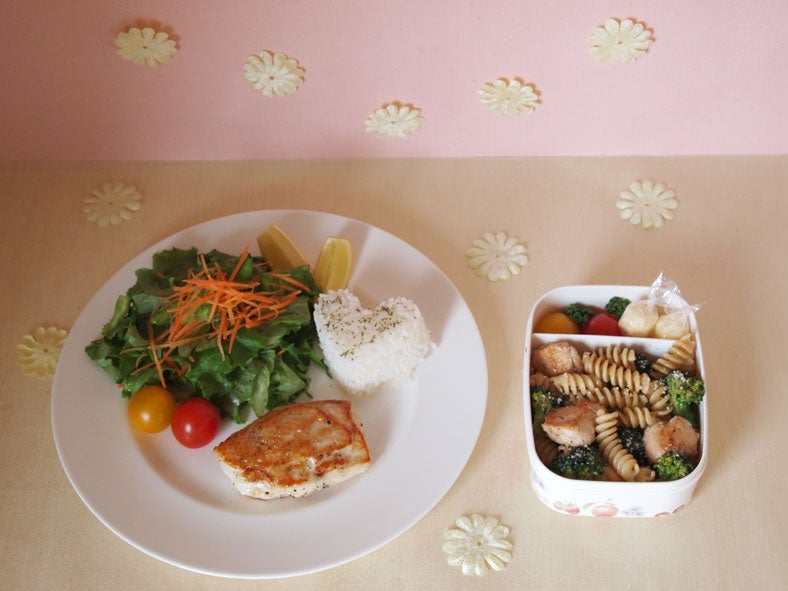 「楽チキン♪ → サラダパスタ ランチ♪」