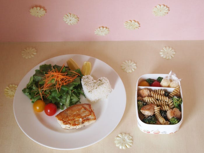 「楽チキン♪ → サラダパスタ ランチ♪」