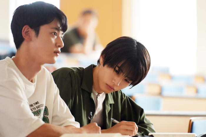 小林虎之介、中沢元紀「ひだまりが聴こえる」第9話より(C)「ひだまりが聴こえる」製作委員会