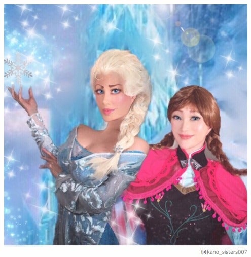 叶姉妹“アナ雪“コスプレ披露「もはや本物」「実写化レベル」と絶賛の声