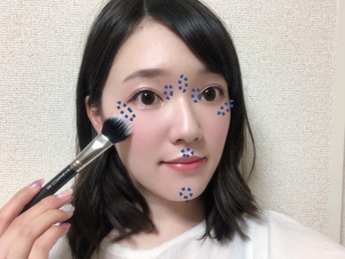 さらに立体感をプラスするためのハイライトはここに入れて！