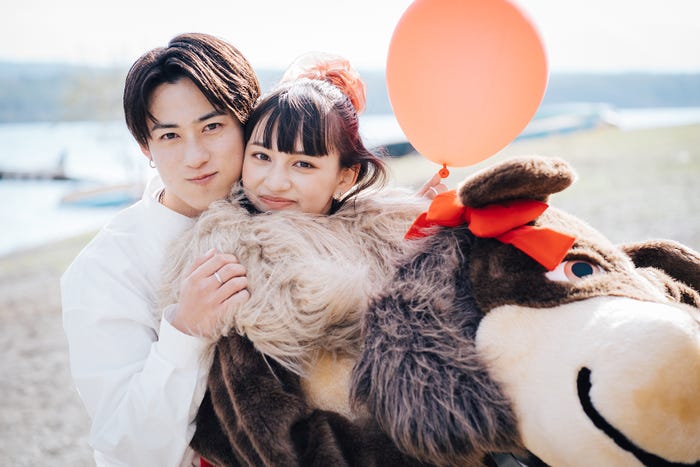 りゅうと、長谷川美月「恋とオオカミには騙されない」(C)AbemaTV, Inc.
