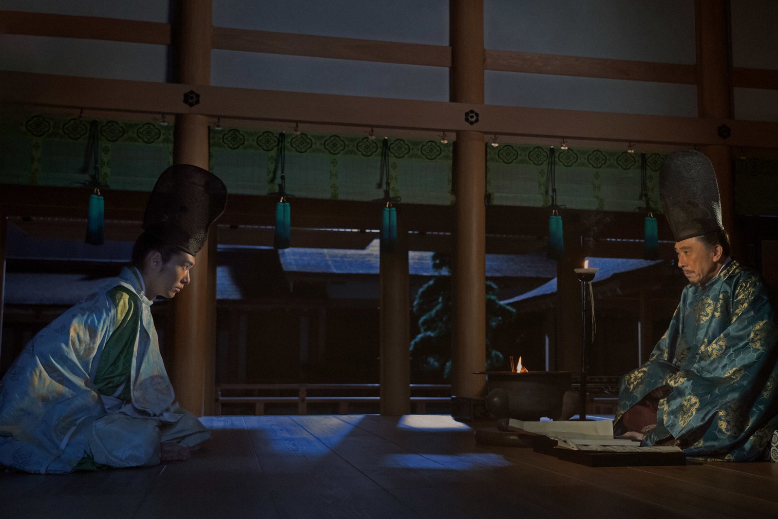 柄本佑、段田安則「光る君へ」第11話より（C）NHK