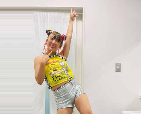 フワちゃん「24時間テレビ」チャリTシャツを大胆リメイク「オシャレ」「素敵」と注目集まる