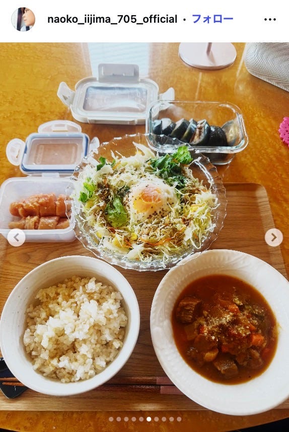 飯島直子Instagramより