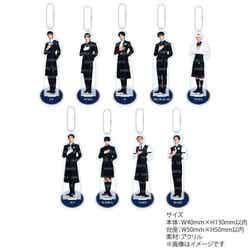 アクリルスタンドキーホルダー(全9種)税込各1,540円(C)HYBE LABELS JAPAN & HYBE. All Rights Reserved.