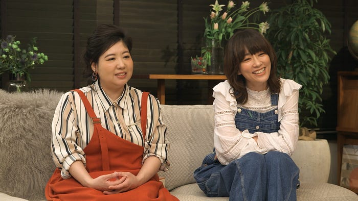 スタジオの様子/馬場園梓、水川あさみ「TERRACE HOUSE TOKYO 2019-2020」39th WEEK(C)フジテレビ/イースト・エンタテインメント