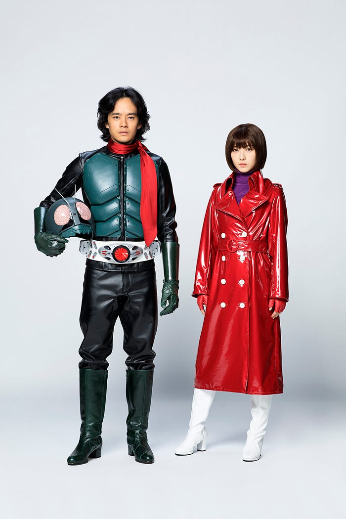 「シン・仮面ライダー」池松壮亮、浜辺美波 (提供写真)