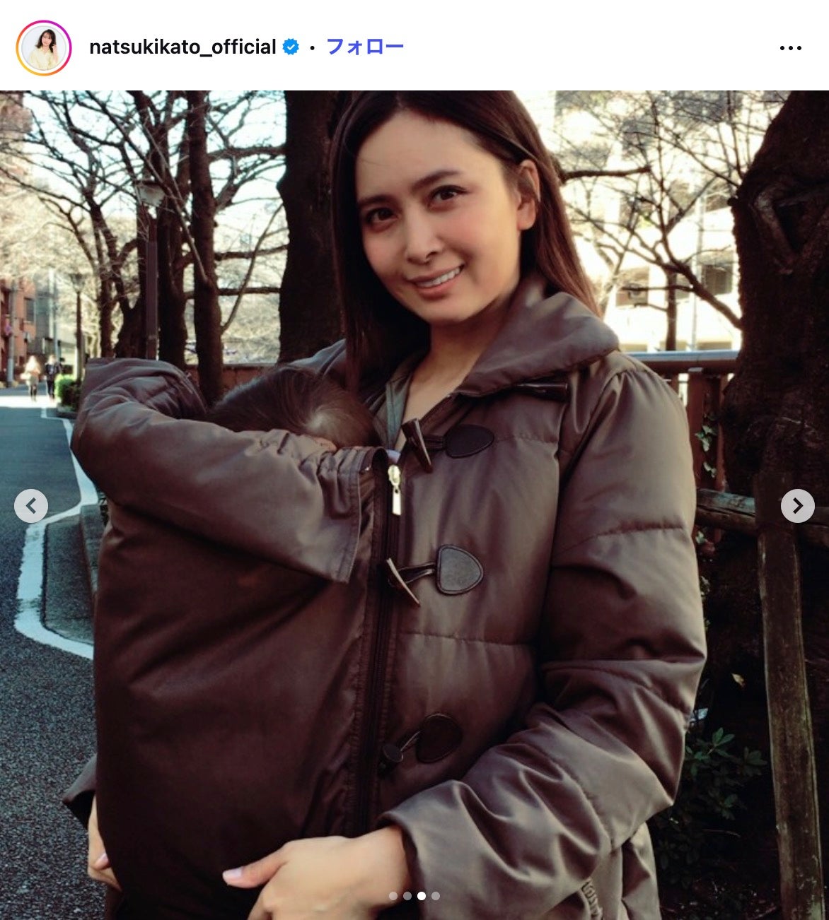 加藤夏希Instagramより