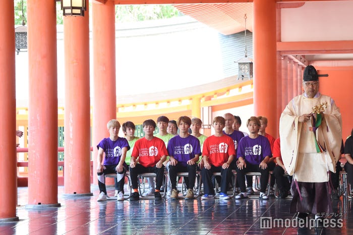 KYOTO SAMURAI BOYS御祈祷の模様 (C)モデルプレス