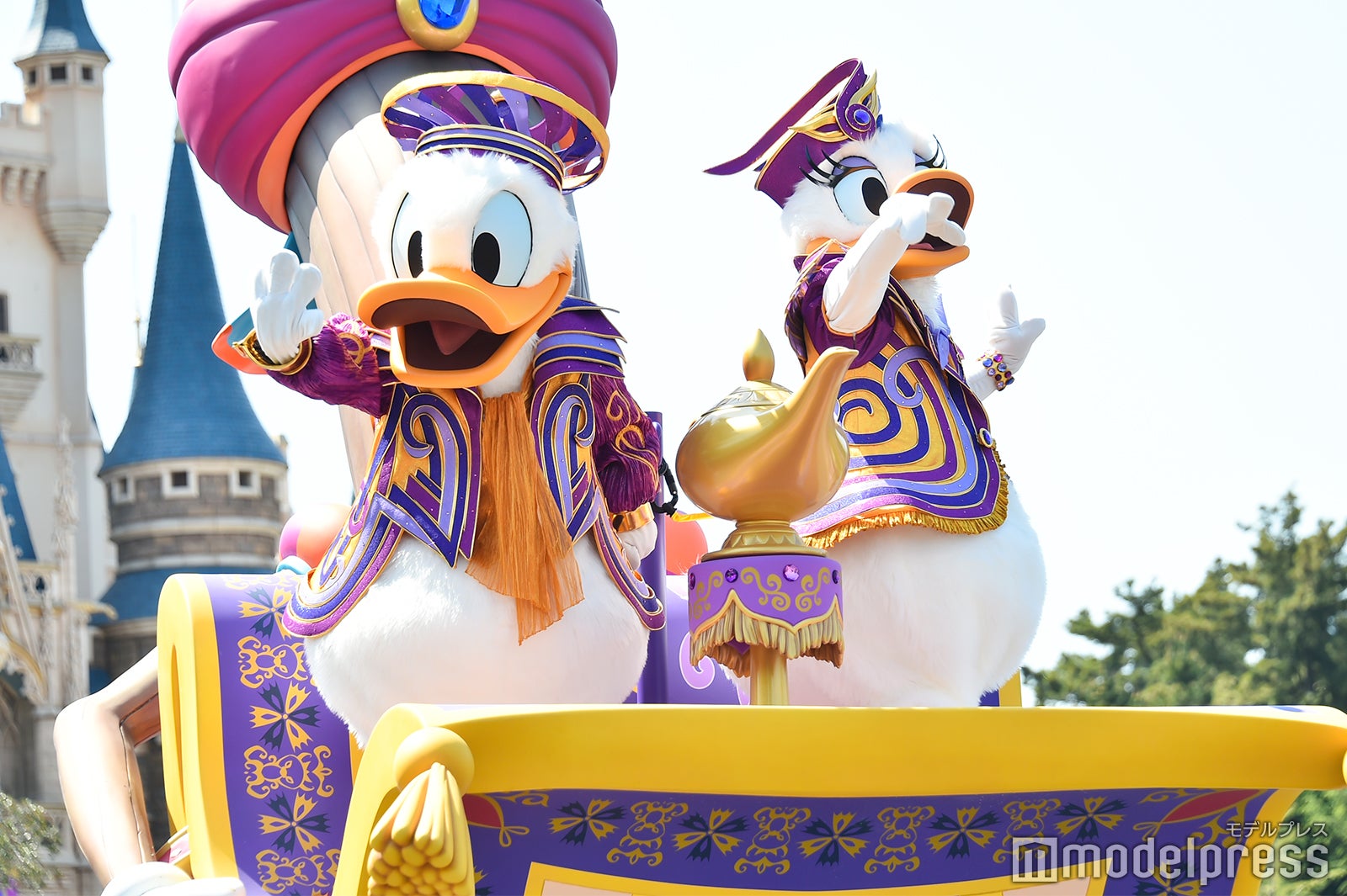 ドナルドダック、デイジーダック／パレード「ドリーミング・アップ！」（C）モデルプレス（C）Disney